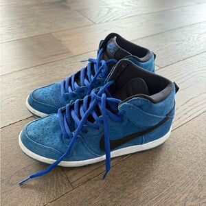 Nike SB Dunk High Pro Game Royal Blue Suede Sneakers
